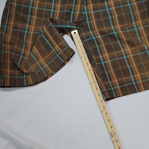 Men's Pacific Blue Plaid Shorts Size 42 - Picture 5 of 7